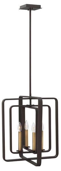 Hinkley modern vintage függeszték quentin barna elshk-quentin-4p-b