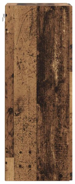 VidaXL Fali szekrény Antik Fa 66 x 34,5 x 90 cm Szerelt Fa
