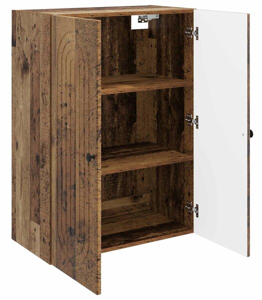VidaXL Fali szekrény Antik Fa 66 x 34,5 x 90 cm Szerelt Fa