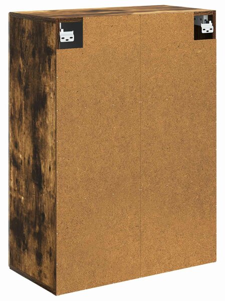 VidaXL Fali szekrény Füstös Tölgy 66 x 34,5 x 90 cm Szerelt Fa
