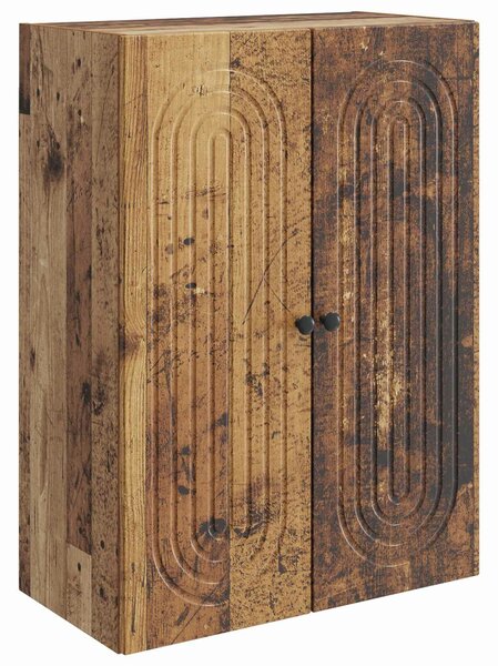VidaXL Fali szekrény Antik Fa 66 x 34,5 x 90 cm Szerelt Fa
