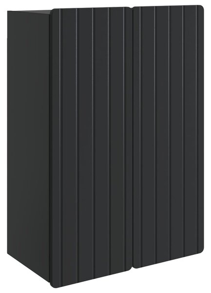 VidaXL Fali szekrény Fekete 66 x 34,5 x 92 cm Szerelt Fa