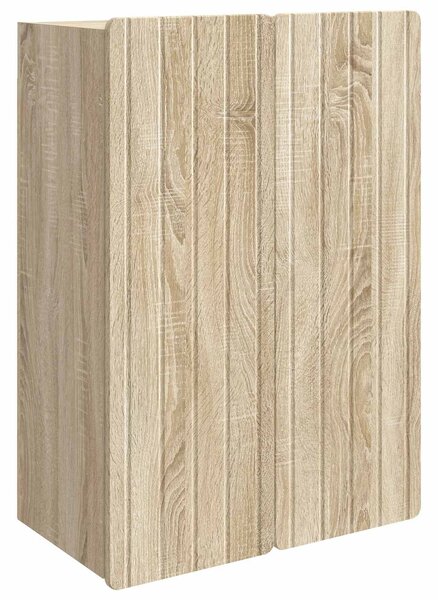VidaXL Fali szekrény Sonoma Tölgy 66 x 34,5 x 92 cm Szerelt Fa