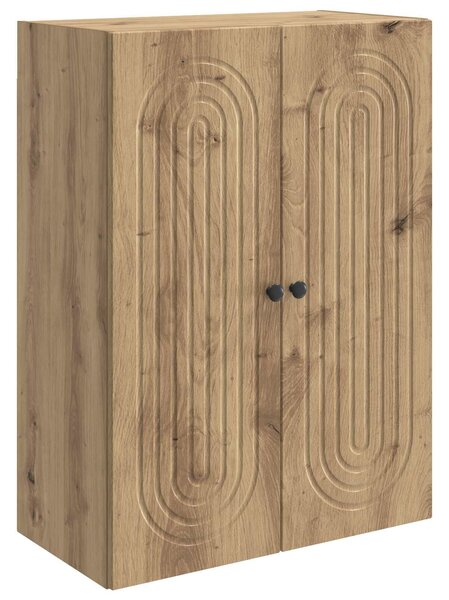 VidaXL Fali szekrény Kézműves Tölgy 66 x 34,5 x 90 cm Szerelt Fa