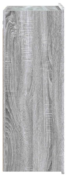 VidaXL Fali szekrény Szürke Sonoma 66 x 34,5 x 92 cm Szerelt Fa