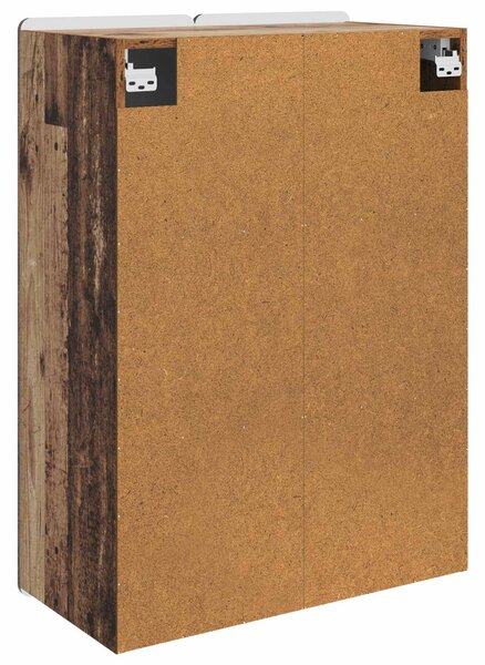 VidaXL Fali szekrény Antik Fa 66 x 34,5 x 92 cm Szerelt Fa