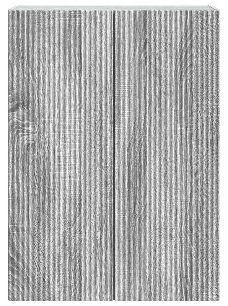 VidaXL Fali szekrény Szürke Sonoma 66 x 34,5 x 90 cm Szerelt Fa