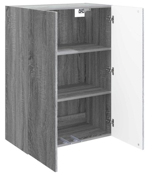 VidaXL Fali szekrény Szürke Sonoma 66 x 34,5 x 90 cm Szerelt Fa