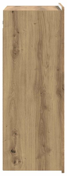 VidaXL Fali szekrény Kézműves Tölgy 66 x 34,5 x 92 cm Szerelt Fa
