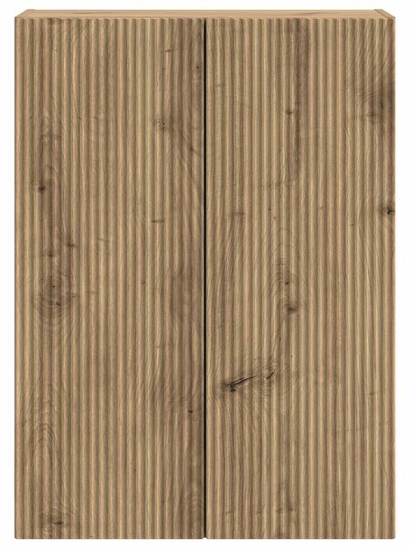 VidaXL Fali szekrény Kézműves Tölgy 66 x 34,5 x 90 cm Szerelt Fa