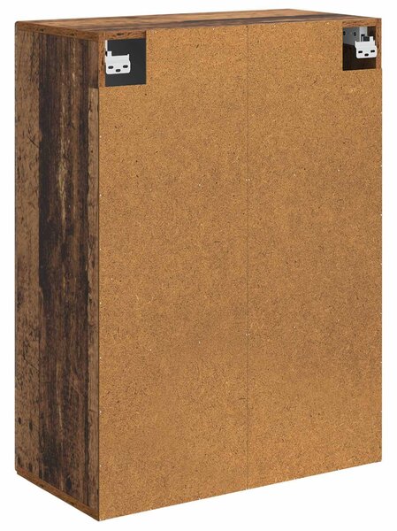 VidaXL Fali szekrény Antik Fa 66 x 34,5 x 90 cm Szerelt Fa