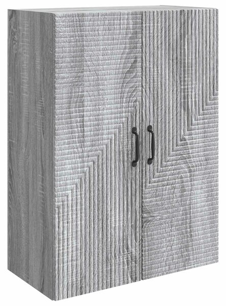 VidaXL Fali szekrény Szürke Sonoma 66 x 34,5 x 90 cm Szerelt Fa