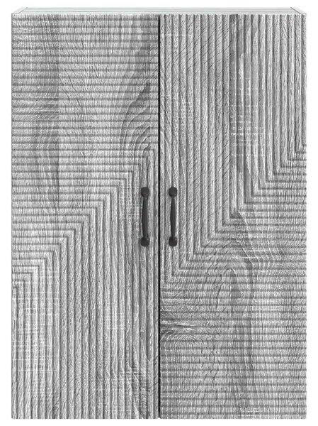VidaXL Fali szekrény Szürke Sonoma 66 x 34,5 x 90 cm Szerelt Fa