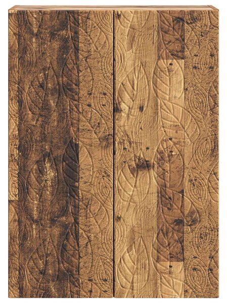 VidaXL Fali szekrény Antik Fa 66 x 34,5 x 90 cm Szerelt Fa
