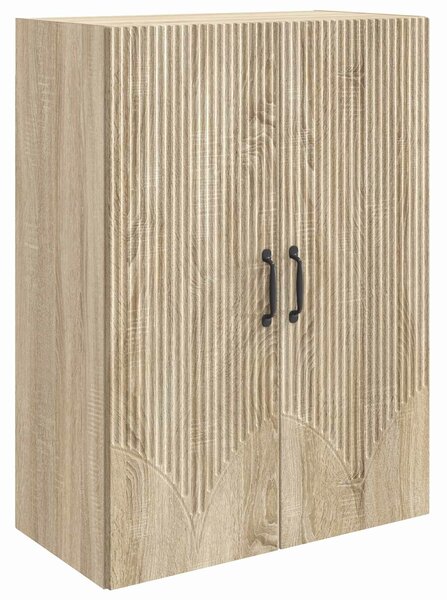 VidaXL Fali szekrény Sonoma Tölgy 66 x 34,5 x 90 cm Szerelt Fa