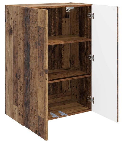 VidaXL Fali szekrény Antik Fa 66 x 34,5 x 90 cm Szerelt Fa