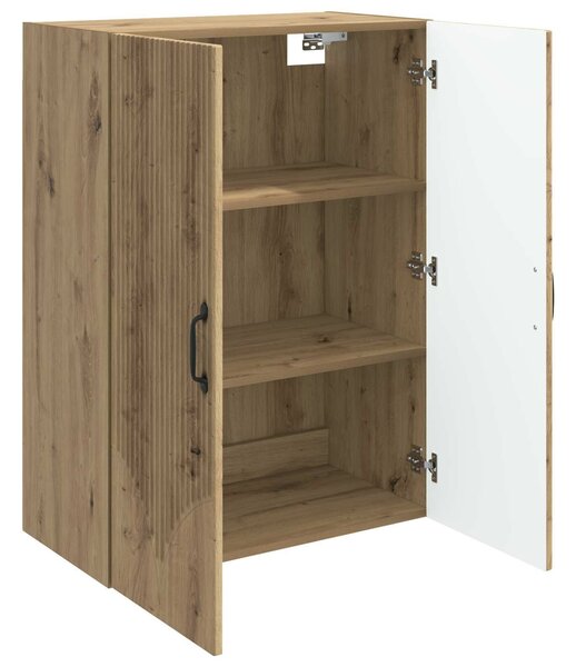 VidaXL Fali szekrény Kézműves Tölgy 66 x 34,5 x 90 cm Szerelt Fa