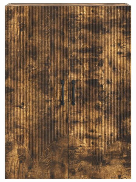 VidaXL Fali szekrény Füstös Tölgy 66 x 34,5 x 90 cm Szerelt Fa