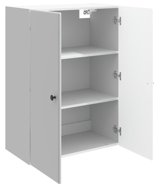 VidaXL Fali szekrény Magasfényű Fehér 66 x 34,5 x 90 cm Szerelt Fa