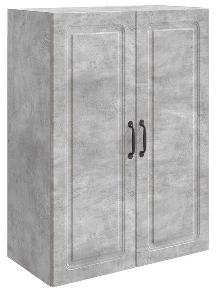 VidaXL Fali szekrény Betonszürke 66 x 34,5 x 90 cm Szerelt Fa