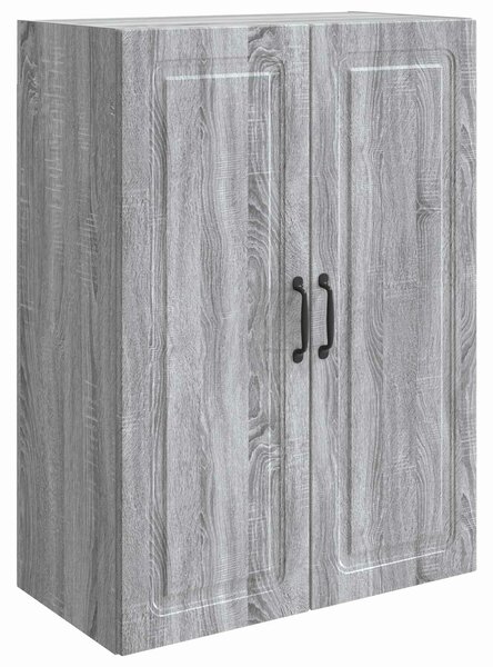 VidaXL Fali szekrény Szürke Sonoma 66 x 34,5 x 90 cm Szerelt Fa