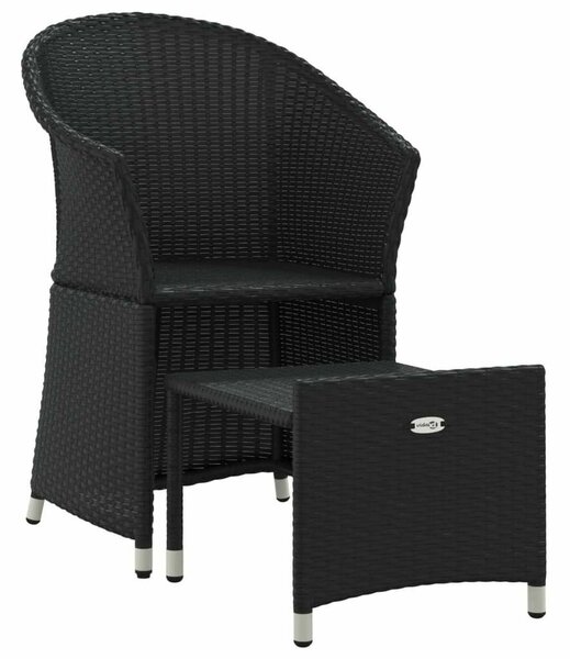 VidaXL Polyrattan Kerti Ülőgarnitúra - 2 részes