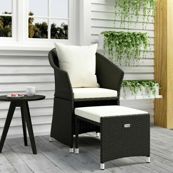 VidaXL Polyrattan Kerti Ülőgarnitúra - 2 részes