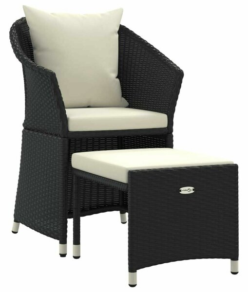 VidaXL Polyrattan Kerti Ülőgarnitúra - 2 részes