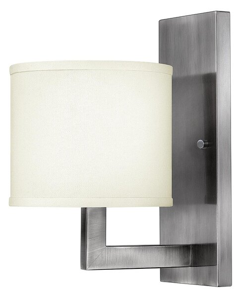 Hinkley modern fali lámpa hampton fehér nikkel elshk-hampton1