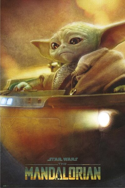 Plakát Star Wars: The Mandalorian - Grogu Pod