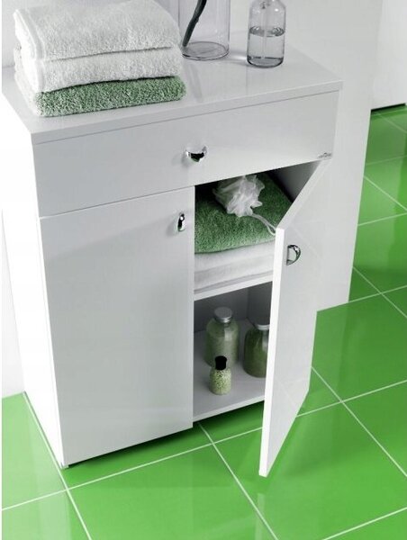 Cersanit Cersania, mosdószekrény 60 cm, fehér, S509-031-DSM