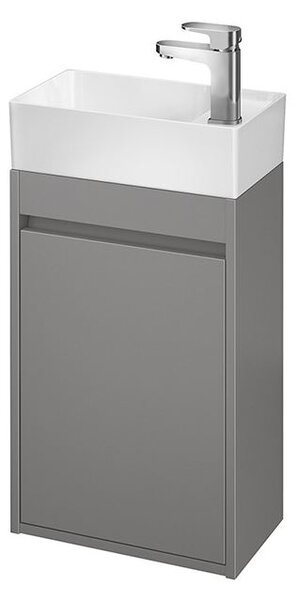 Cersanit - Crea mosogató alatti szekrény 40cm, szürke, S924-014