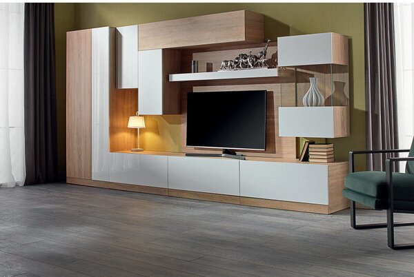 PALERMO függesztett vitrines szekrény 60 cm