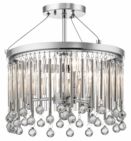 Kichler glamour mennyezeti lámpa piper króm elskl-piper-sf-pc