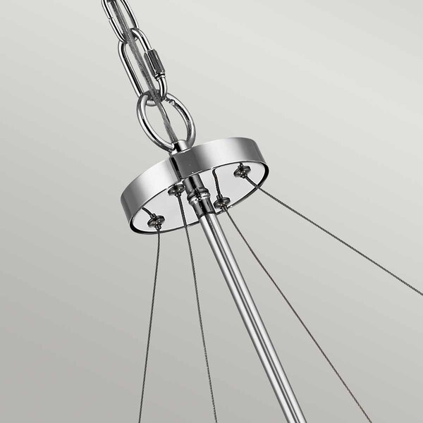 Kichler glamour függeszték piper króm elskl-piper-6p-pc