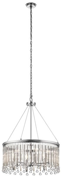 Kichler glamour függeszték piper króm elskl-piper-6p-pc
