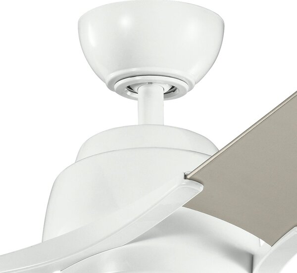 Kichler modern mennyezeti ventilátor zeus fehér ezüst elsklf-zeus-60-wht
