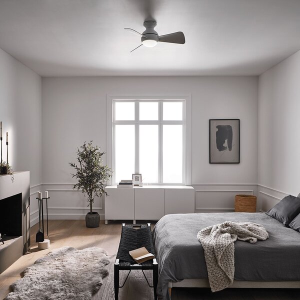 Kichler modern mennyezeti ventilátor sola nikkel ezüst elsklf-sola-34-bn