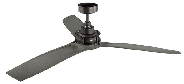 Kichler modern mennyezeti ventilátor ried szürke sötét vas elsklf-ried-56-avi