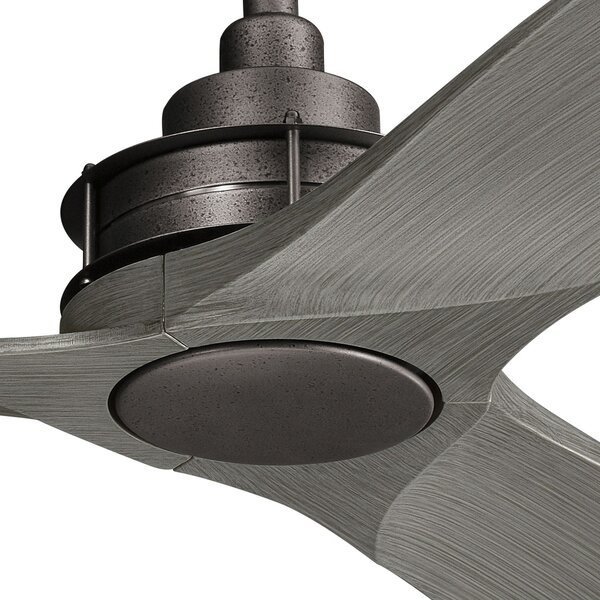 Kichler modern mennyezeti ventilátor ried szürke sötét vas elsklf-ried-56-avi