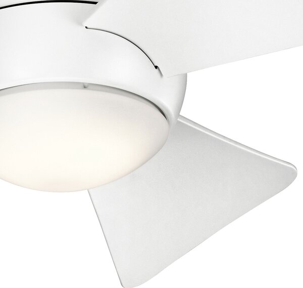 Kichler modern mennyezeti ventilátor sola matt fehér elsklf-sola-34-wht