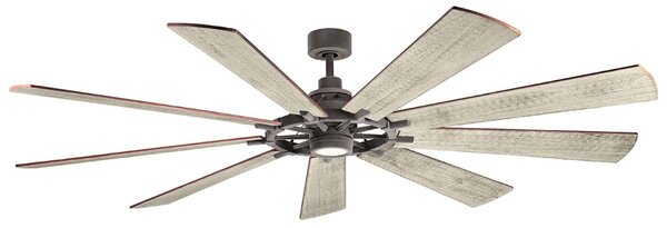 Kichler loft mennyezeti ventilátor gentry xl sötét dió könnyű dió cink elsklf-gentry-85-wz