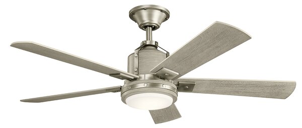 Kichler modern mennyezeti ventilátor colerne nikkel, könnyű dió elsklf-colerne-52-bn