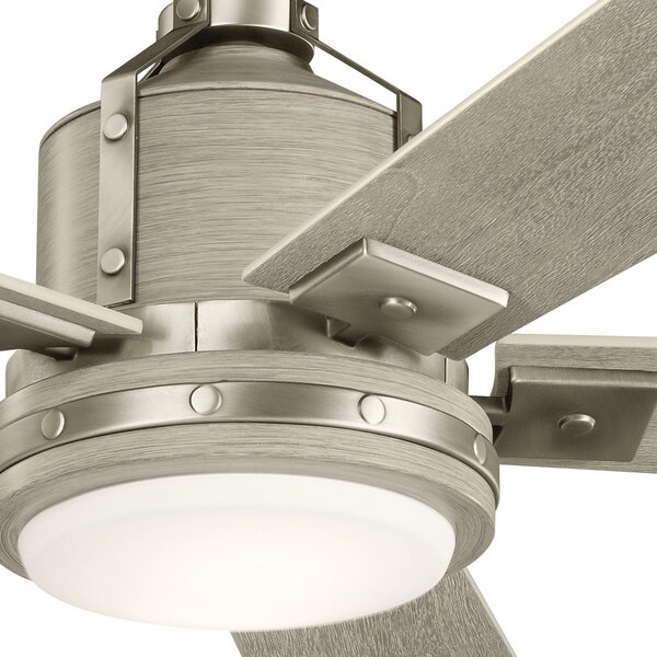 Kichler modern mennyezeti ventilátor colerne nikkel, könnyű dió elsklf-colerne-52-bn