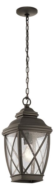 Kichler klasszikus kültéri függeszték tangier antik bronz elskl-tangier8-m IP54