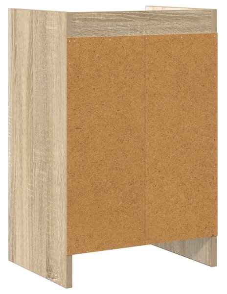 VidaXL Éjjeliszekrények 2 pcs Sonoma Tölgy 40 x 30 x 60 cm Szerelt Fa