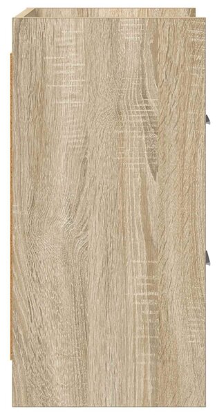 VidaXL Éjjeliszekrények 2 pcs Sonoma Tölgy 40 x 30 x 60 cm Szerelt Fa
