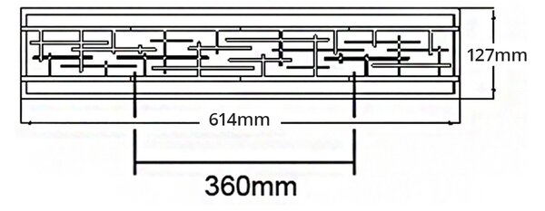Kichler modern fali lámpa zolon króm elskl-zolon-l-bath IP44