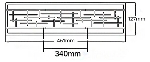 Kichler modern fali lámpa zolon króm elskl-zolon-m-bath IP44