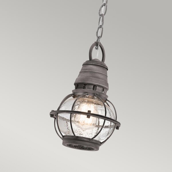 Kichler loft vintage kültéri függeszték bridgepoint antik cink elskl-bridgepoint8s IP44